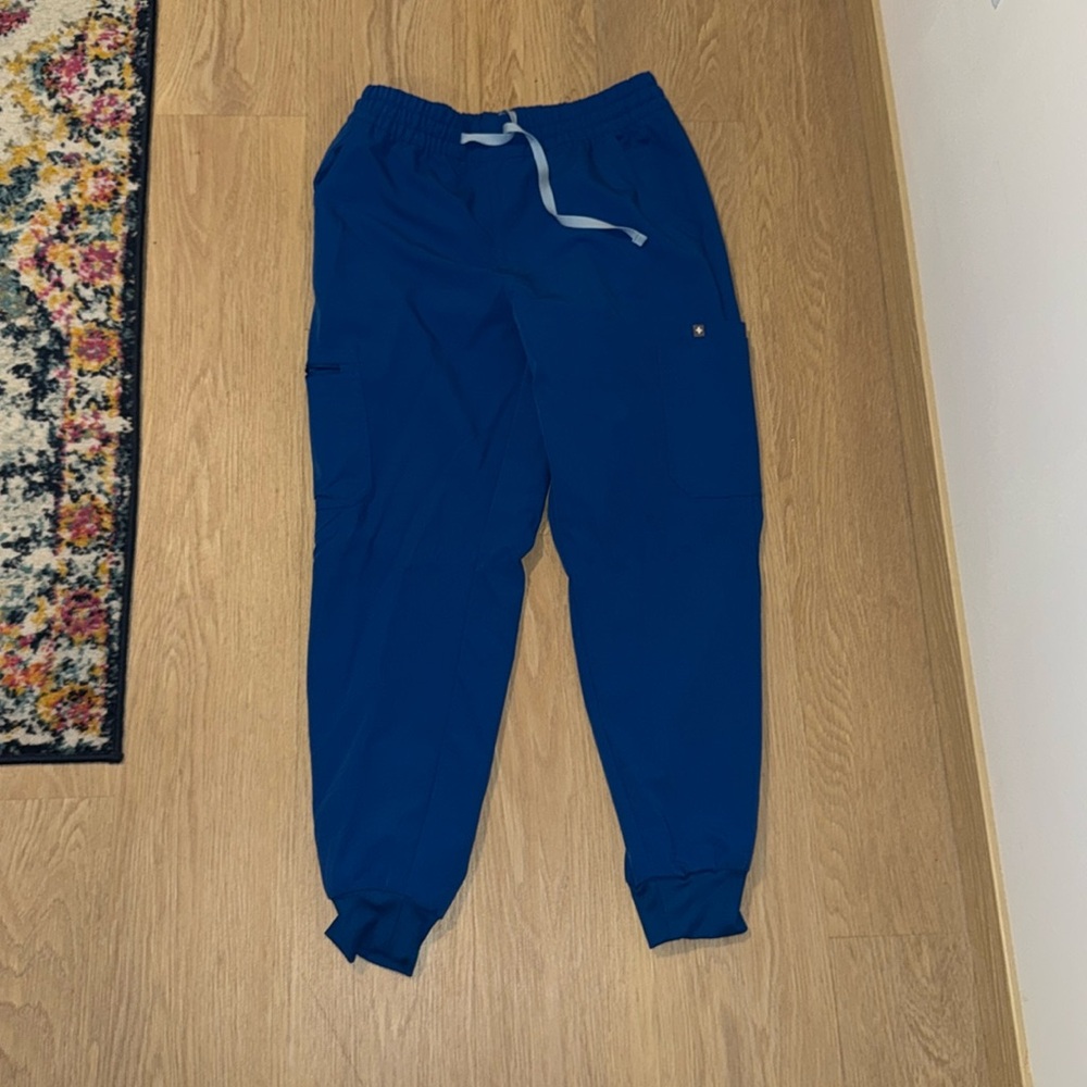 Figs Royal Blue High Waisted Relaxed Jogger